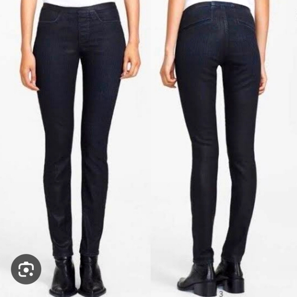 Coated Jeans Helmut Lang Mortar pull-on Skinny pants Cooler than Leather pants😎 - Picture 4 of 16